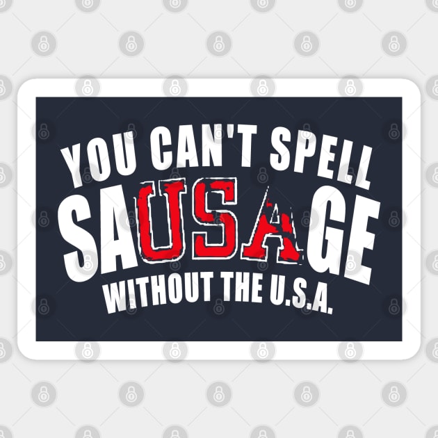 USA Sausage Sticker by Etopix